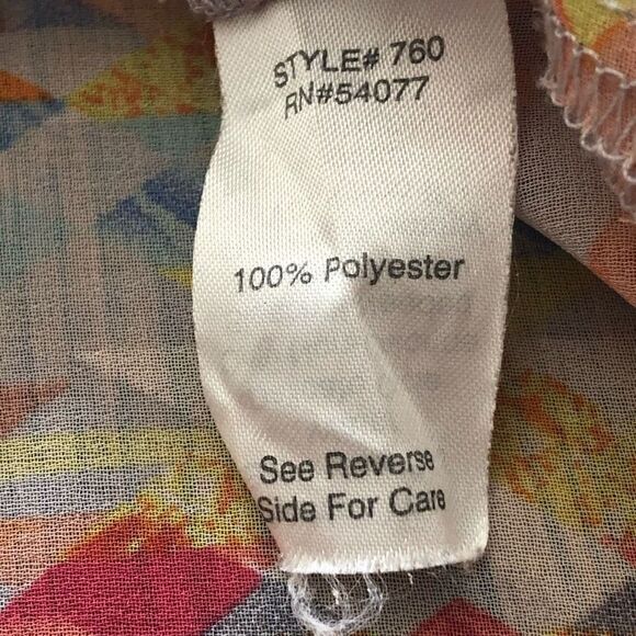 CAbi Avery Pastel Aztec Print Semi Sheer Tunic - Picture 8 of 13